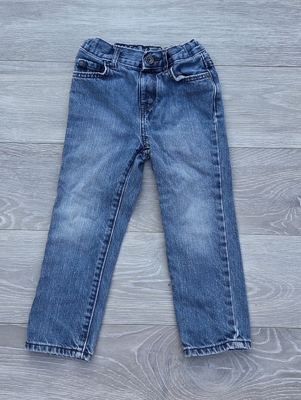 The Children's Place Blue Denim Straight-Leg Jeans